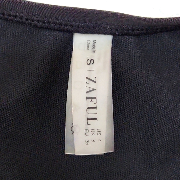 ZAFUL Black Cheeky Bikini Bottoms, Size S ~ NWT - Picture 5 of 8